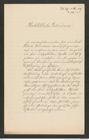 k.k. naturhistorisches Hofmuseum, Intendanzakten 1885-1896 (Hauer), Aktenzahl Z.159/1889, Seite 1